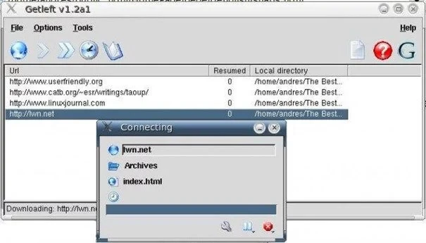 website ripper getleft