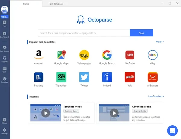 scrape data from app store Octoparse